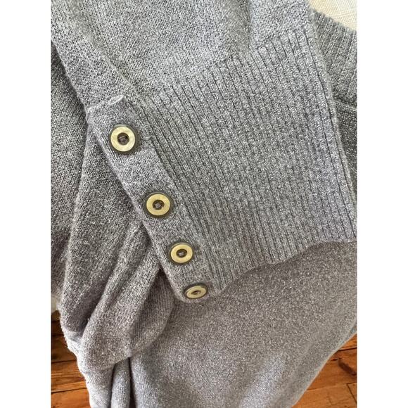 Lane Bryant metallic silver scoop neck sweater 22 - Picture 5 of 6